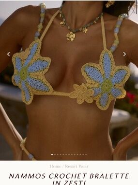 Bydee Nammos crotchet bralette (flower top)